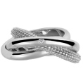 Кольцо из серебра с бриллиантами Hot diamonds dr084 2009 г инфо 6473w.